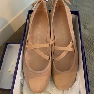 Stuart Weitzman Women’s Bolshoi Ballet Flat Suede